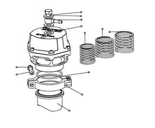 Load image into Gallery viewer, GARRETT GVB-50A, VTA (Vent To Atmosphere) BOV 50mm Red, P/N: 914956-0001